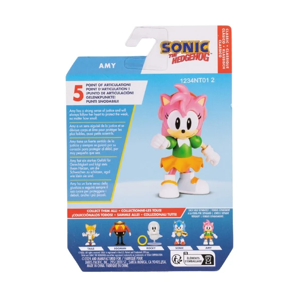 Sonic 6 Cm Aksiyon Figürler S19 Amy - 7