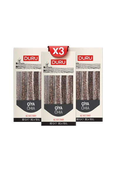Duru Bulgur 3'lü Çiya Aç-kat Paketi