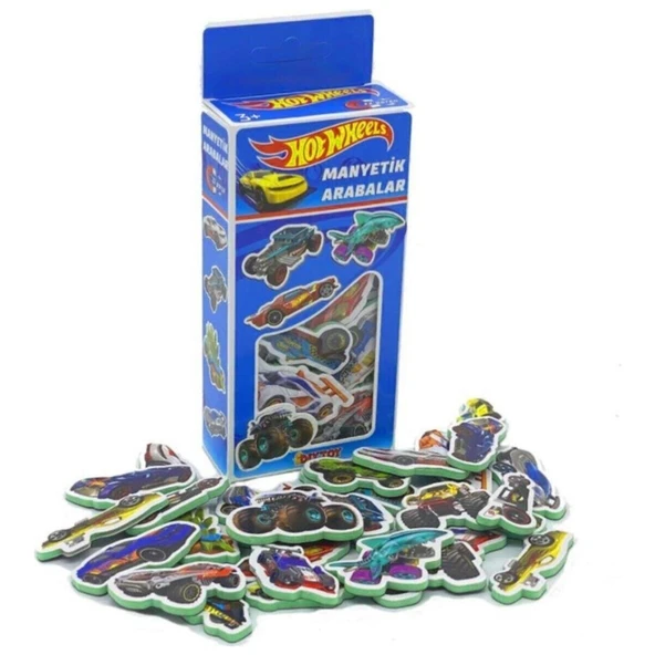 Hot Wheels Manyetik Arabalar Magnet Oyunu 22 Parça