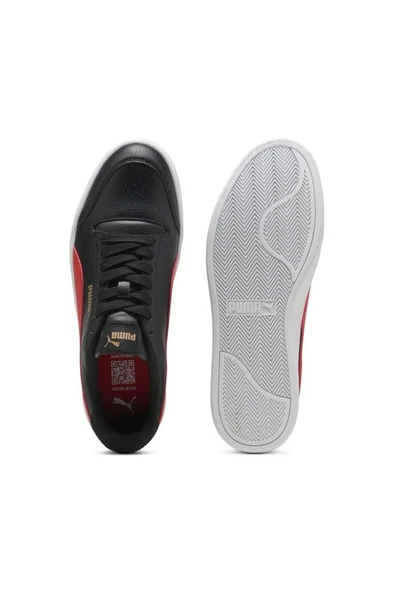 Puma Shuffle 309668 39 Erkek Sneaker Ayakakabı Siyah Kırmızı 40-45 - 3