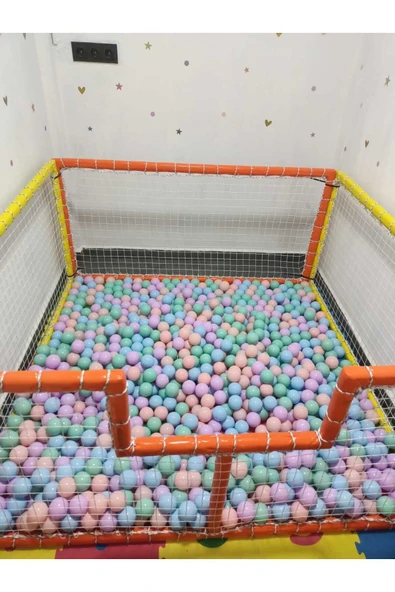 Jusso Bubble 50 ‘li Top Havuzu Topları Çok Renkli Soft - 2