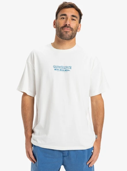 Quiksilver Tree Connection SS Erkek Kısa Kollu Tişört EQYZT08034 Beyaz