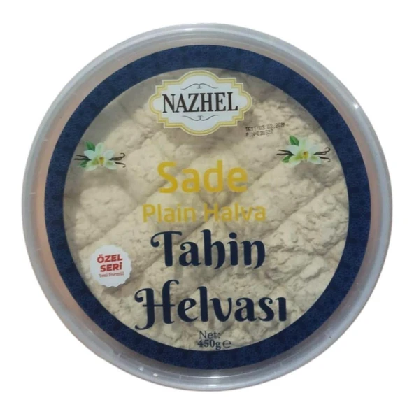 NAZHEL Sade Tahin Helvası 450 gr.