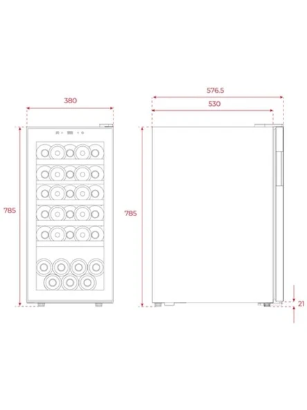 Şarap Soğutucu RVF 10032 GBK - 4