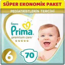 Prima Premium Care 6 Numara Extra Large 70'li Bebek Bezi