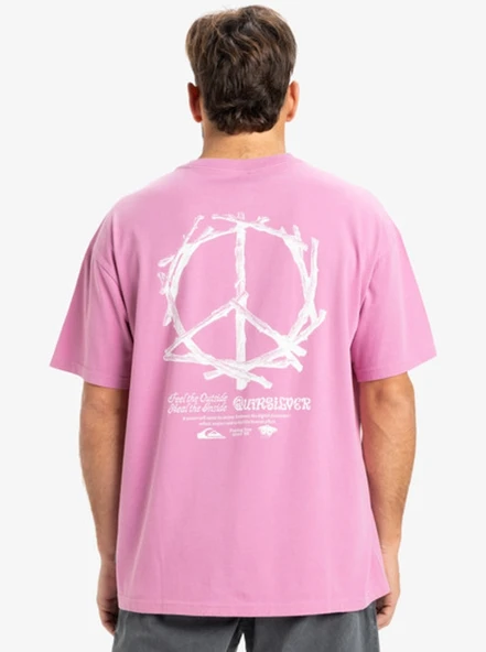 Quiksilver Tree Connection SS Erkek Kısa Kollu Tişört EQYZT08034 Pembe - 4