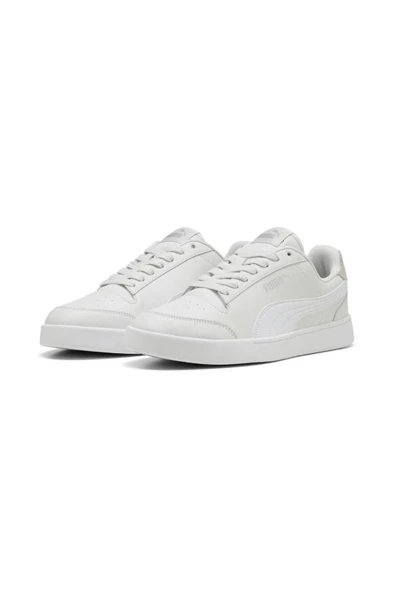 Puma Shuffle 309668 40 Erkek Sneaker Ayakkabı Gri Beyaz 40-45 - Resim 3