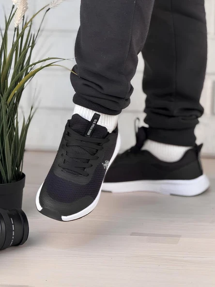 U.S.POLO ASSN.SMART 5FX SİYAH COMFORT CASUAL SPOR AYAKKABI - Resim 5