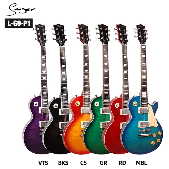 SMİGER LES PAUL ELEKTRO GİTAR L-G9-P1 BK - Resim 7