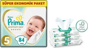 PRİMA PREMİUM CARE NO:5 EKONOMİK PAKET 11/16 KG 84 ADET