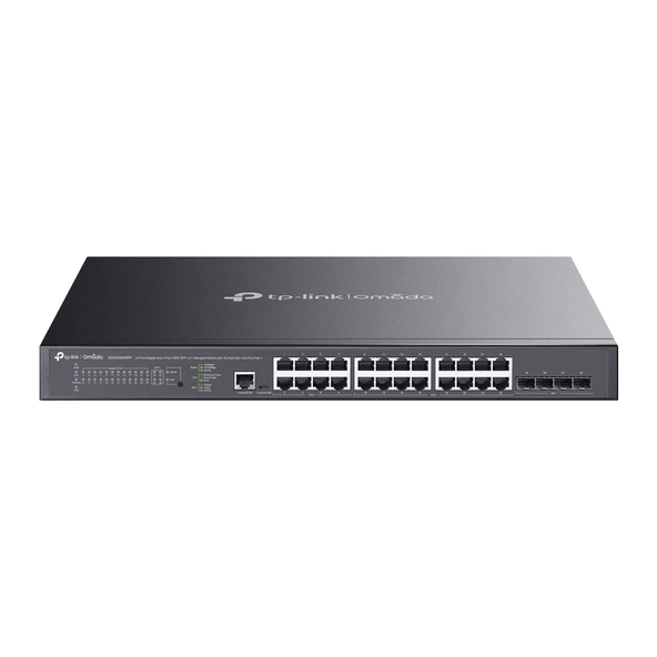TP-LINK TL-SG3428XMPP 24 PORT GIGABIT 4-Port 10GE SFP+ L2 YÖNETILEBILIR POE SWITCH