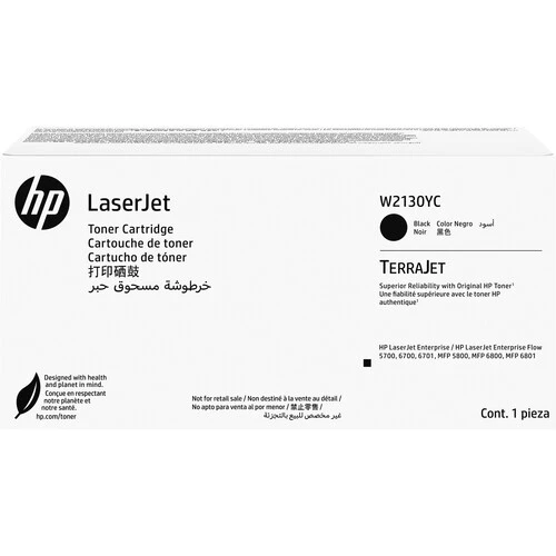 HP W2130YC 213Y BLACK CONTRACT LASERJET TONER CARTRIDGE