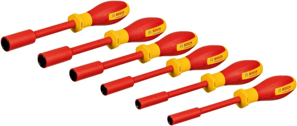 Bosch Professional Bosch Profesyonel VDE Lokma Anahtar Seti Hex 6 Parça