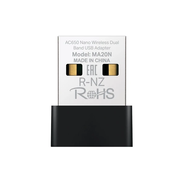 MERCUSYS MA20N AC650 NANOWi-Fi USB 2.0 ADAPTÖR - 2