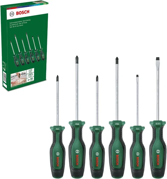 Bosch Home and Garden Tornavida Seti 6 Parça Set