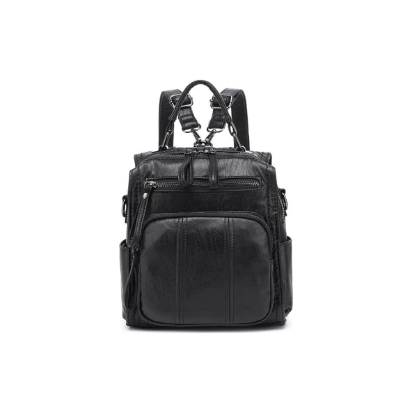 Yıkama Deri Sırt Askılı Kadın Çantası 21K Barcelona 1915 ürün görseli