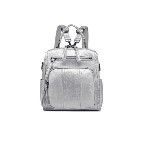 Yıkama Deri Sırt Askılı Kadın Çantası 21K Barcelona 1915 ürün görseli