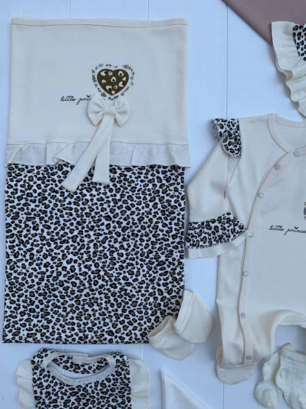 Leopar Desenli 8li Set Yeni Doğan - 2