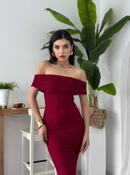 Uyef Straplez Elbise - Resim 2