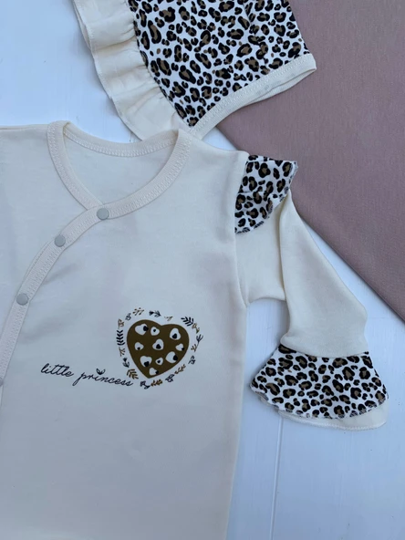 Leopar Desenli 8li Set Yeni Doğan - 4