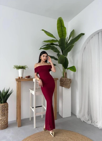 Uyef Straplez Elbise - Resim 4