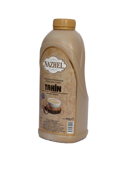 NAZHEL %100 Doğal Tahin 1 Kg (Net 960 Gr) Yerli Susamdan Üretilmiştir. - 2