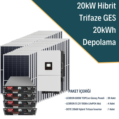 20KW TRİFAZE HİBRİT SİSTEM 1 - 7