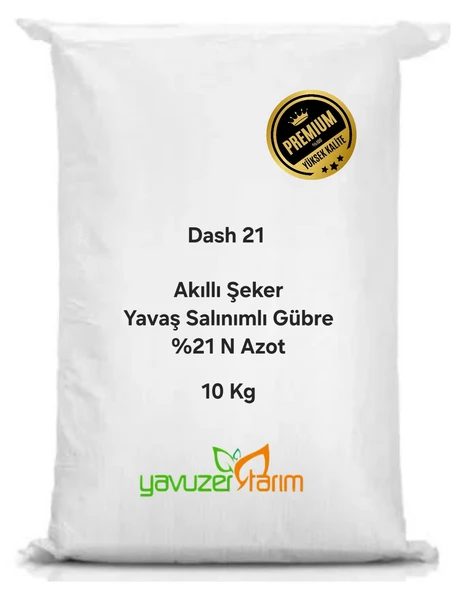 Akıllı Şeker Gübre Bitki Çim Coşturan Gübre Yavaş Salınımlı As Şeker Gübre % 21 N Azotlu Gübre 10 Kg