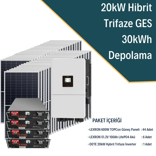 20KW TRİFAZE HİBRİT SİSTEM 2 - 7