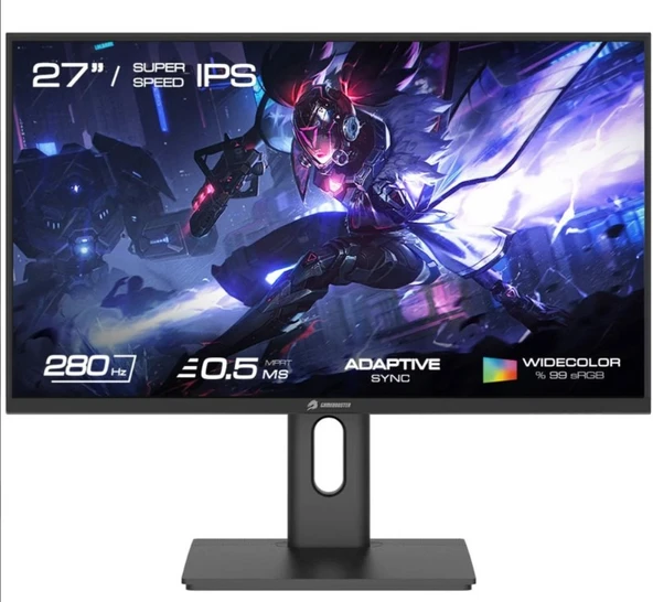 GameBooster GB-2729FF 27" 280hz SS IPS 0.5ms FHD FreeSync, G-Sync 2xHDMI,1+2DP1 Oynar Ayak Gaming - 2