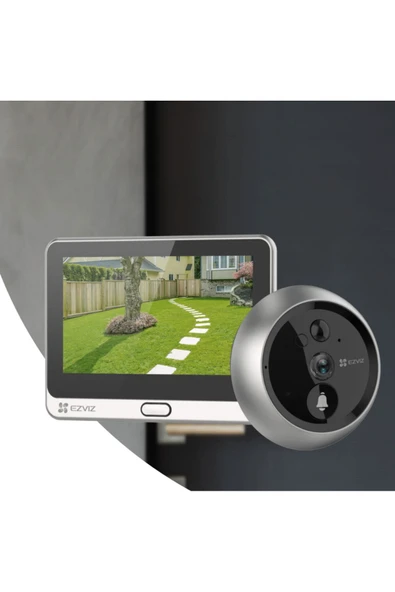 EZVIZ Dp2c Kablosuz Kapı Dürbünlü Kapı Zili Gold - 3