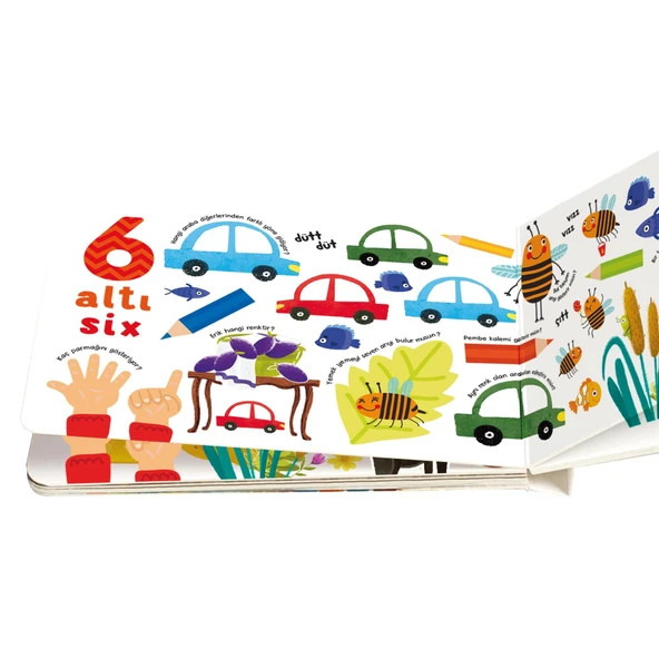 1-3 YAŞ İlk Etkinlik Kitabım Seti (Sayılar - Renkler) - Resim 2