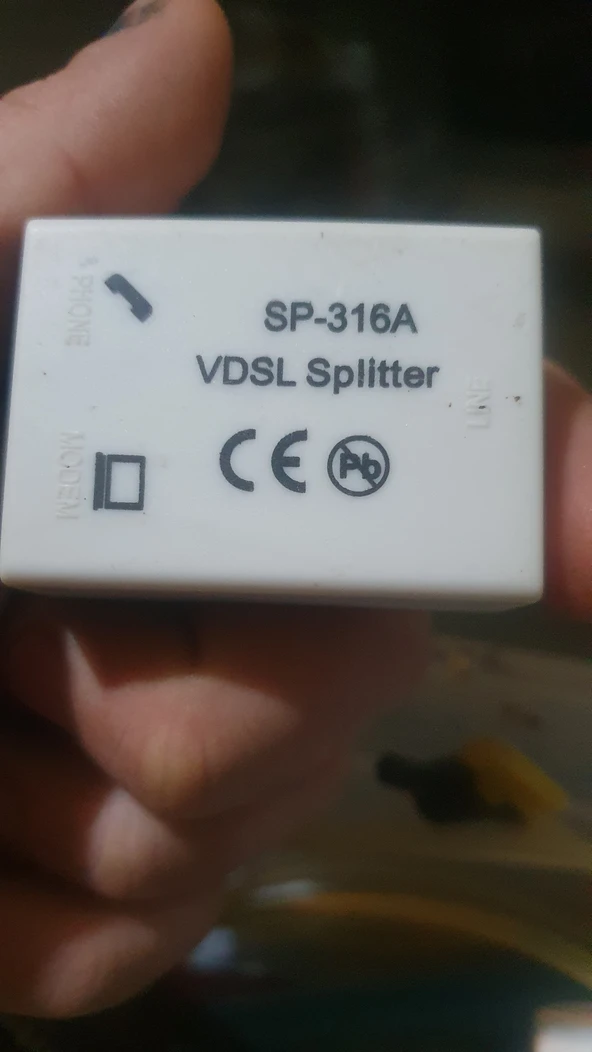 VDSL adsl telefon İnternet splitter 1 adet kaliteli filtreli - Resim 6