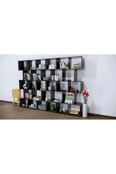 CONCEPTLİNE Kitaplık Duvar Bölme Duvar Rafı