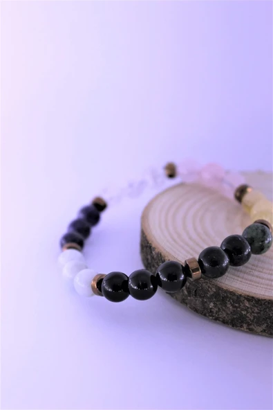 zemstone Koç Çakra Doğal Taş Bileklik Gerçek Taş Koç Burcu - 4