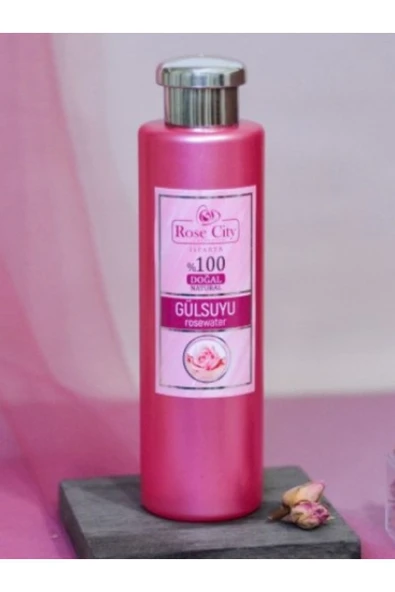 rosecity Rose City %100 Doğal Gül Suyu Kutulu 380 Ml