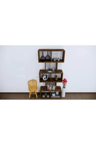 CONCEPTLİNE Kitaplık Duvar Bölme Duvar rafı - 5