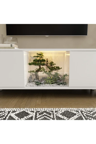 klubeconcept Teraryumlu TV Sehpası TV Ünite - 4