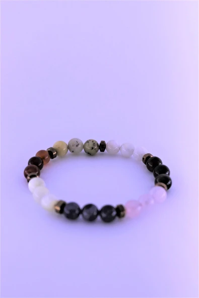 zemstone Yengeç Çakra Doğal Taş Bileklik Birinci Kalite Taş Yengeç Burcu - 2