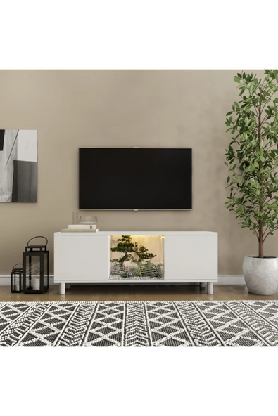 klubeconcept Teraryumlu TV Sehpası TV Ünite