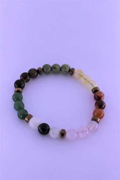 zemstone Ikizler Çakra Doğal Taş Bileklik Birinci Kalite Taş Ikizler Burcu - 2