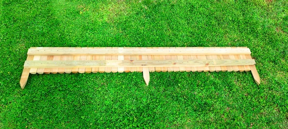 Düz Çıtalı Çit 20x150 cm - 2