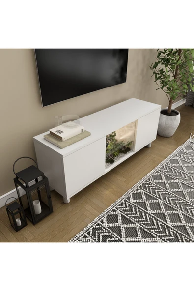 klubeconcept Teraryumlu TV Sehpası TV Ünite - 5