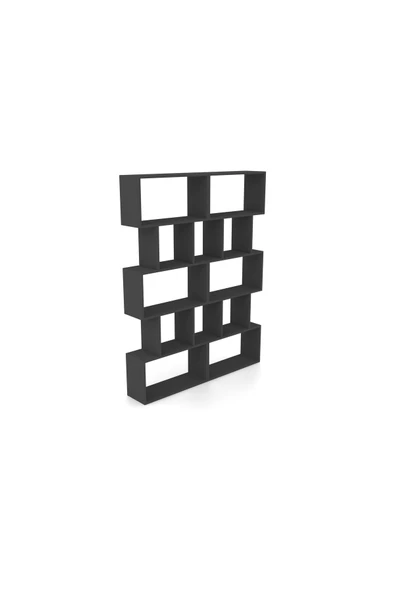 klubeconcept Modern Antrasit Kitaplık Estetik Kütüphane - 7