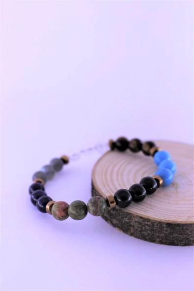 zemstone Akrep Çakra Doğal Taş Bileklik Birinci Kalite Taş Akrep Burcu - 4