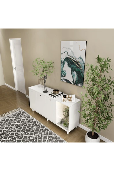 klubeconcept Teraryumlu Konsol TV ünitesi - 6