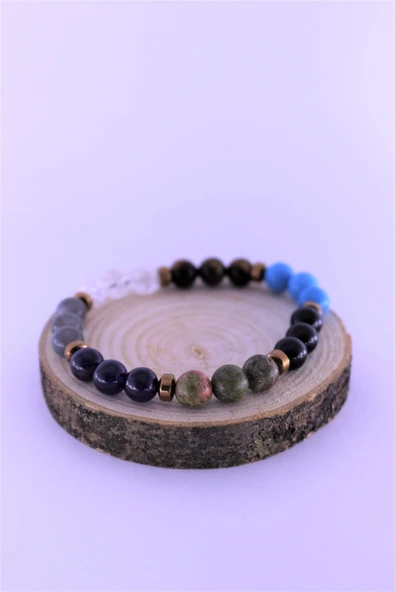 zemstone Akrep Çakra Doğal Taş Bileklik Birinci Kalite Taş Akrep Burcu - 3