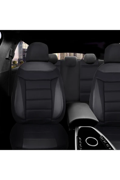 Z&C MAXTECH Renault Clio 2 Araçlara Uyumlu Tam Takım Özel Tasarım Oto Koltuk Kılıfı Seti   AFS205 - 2