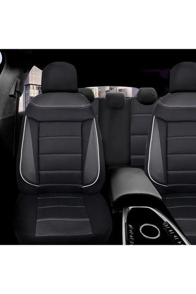 Z&C MAXTECH Fiat Stilo Araçlara Uyumlu Tam Takım Özel Tasarım Oto Koltuk Kılıfı Seti   AFB146 - 2
