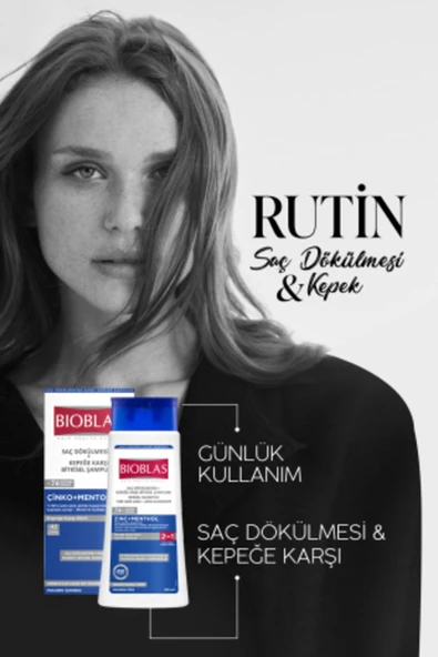 Bioblas 2’si 1 Arada Mentol Ferahlığı ve Kepek Karşıtı Şampuan 360 ml - 4